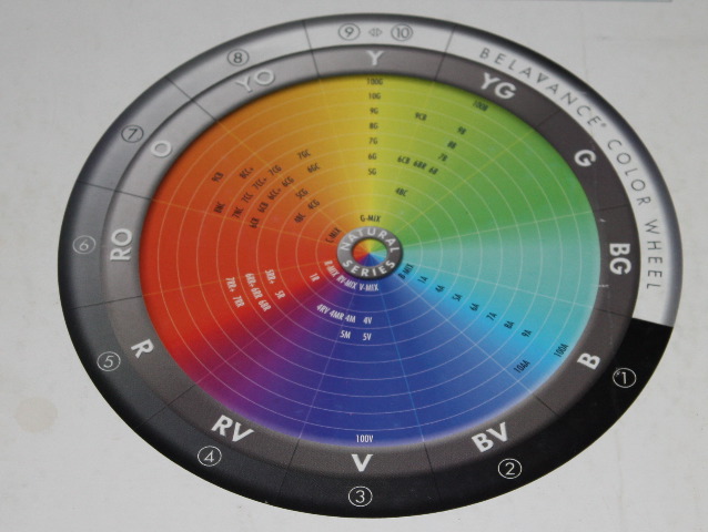 Hairdressing Colour Wheel Chart